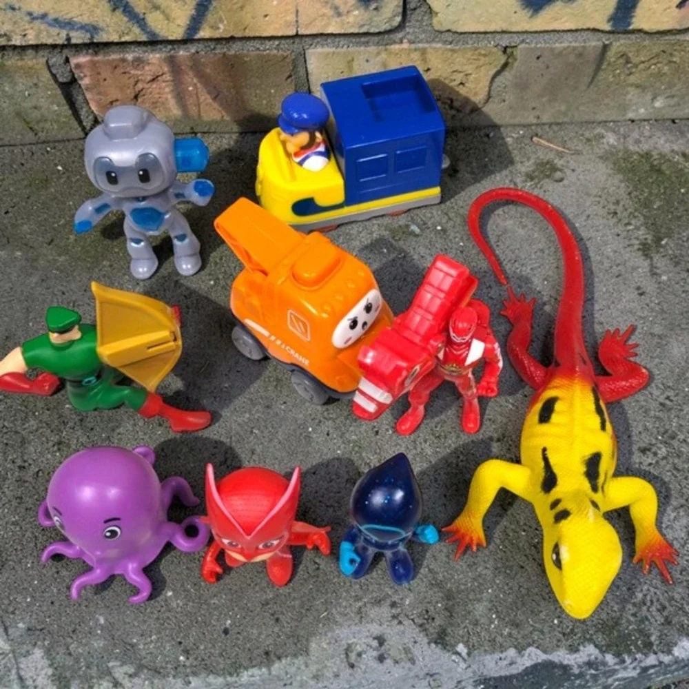 PJ Masks Owlette Night Ninja Power‎ Rangers Red Green Arrow Botley Toyb